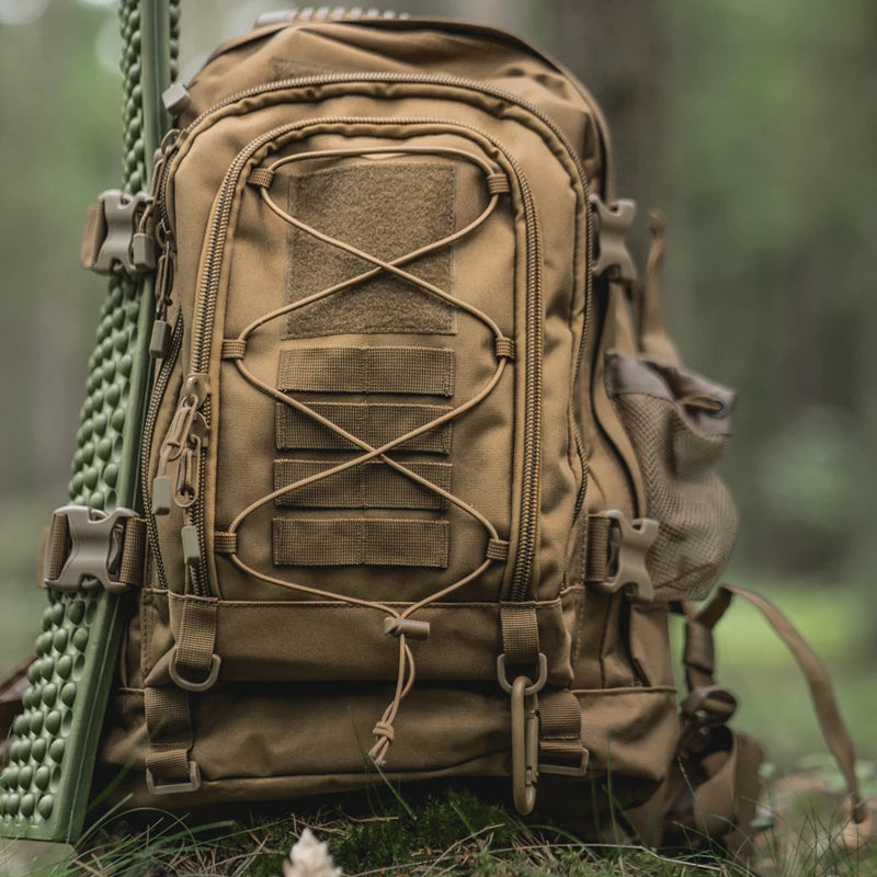 65L Outdoor Tactical Backpack Men’s Hiking Bag Large Capacity Military Army Travel Camping Rucksack