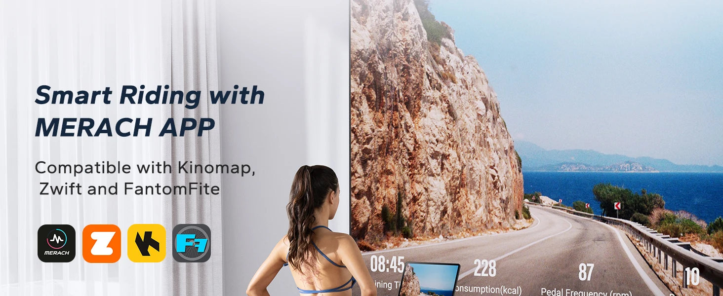Exercise Bike – Brake Pad/Magnetic Stationary Indoor Cycling Bike, Low‑Noise Design with App Compatibility, Tablet Mount & Fitness Courses