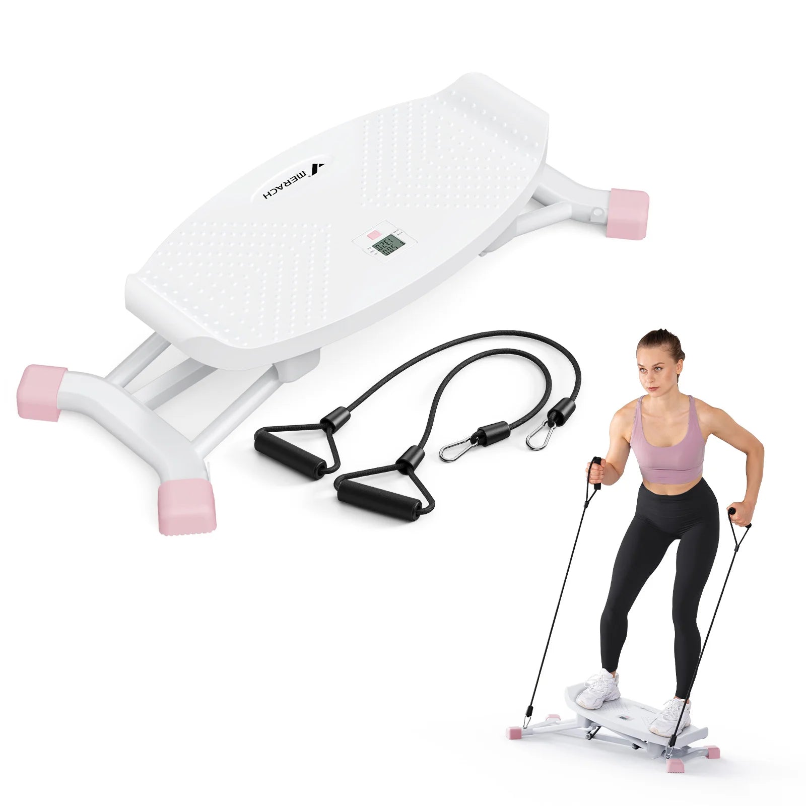 Ski Machine Simulated Ski Training Machine for Full Body Cardio and Leg Exercise Fitness Workouts