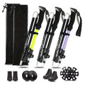 Ultralight Aluminum Alloy 5 Section Folding Trekking Pole for Hiking Mountaineering and Walking