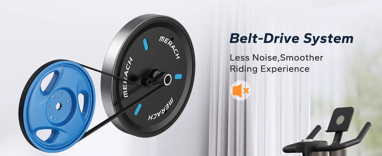 Exercise Bike – Brake Pad/Magnetic Stationary Indoor Cycling Bike, Low‑Noise Design with App Compatibility, Tablet Mount & Fitness Courses