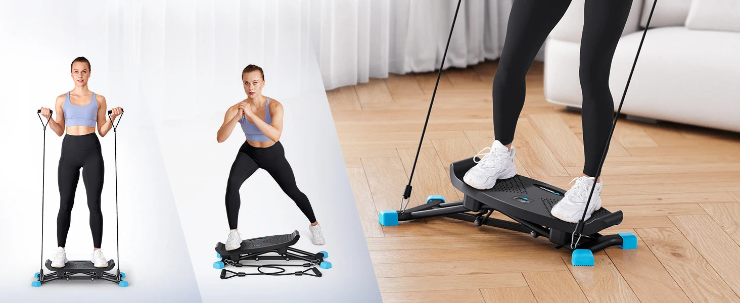 Ski Machine Simulated Ski Training Machine for Full Body Cardio and Leg Exercise Fitness Workouts