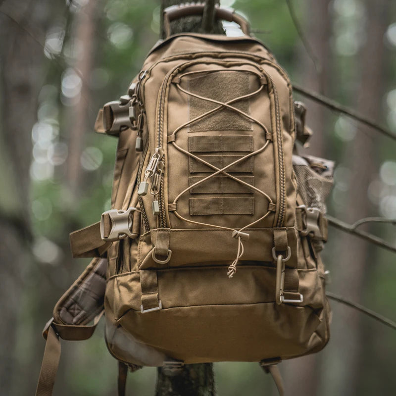 65L Outdoor Tactical Backpack Men’s Hiking Bag Large Capacity Military Army Travel Camping Rucksack