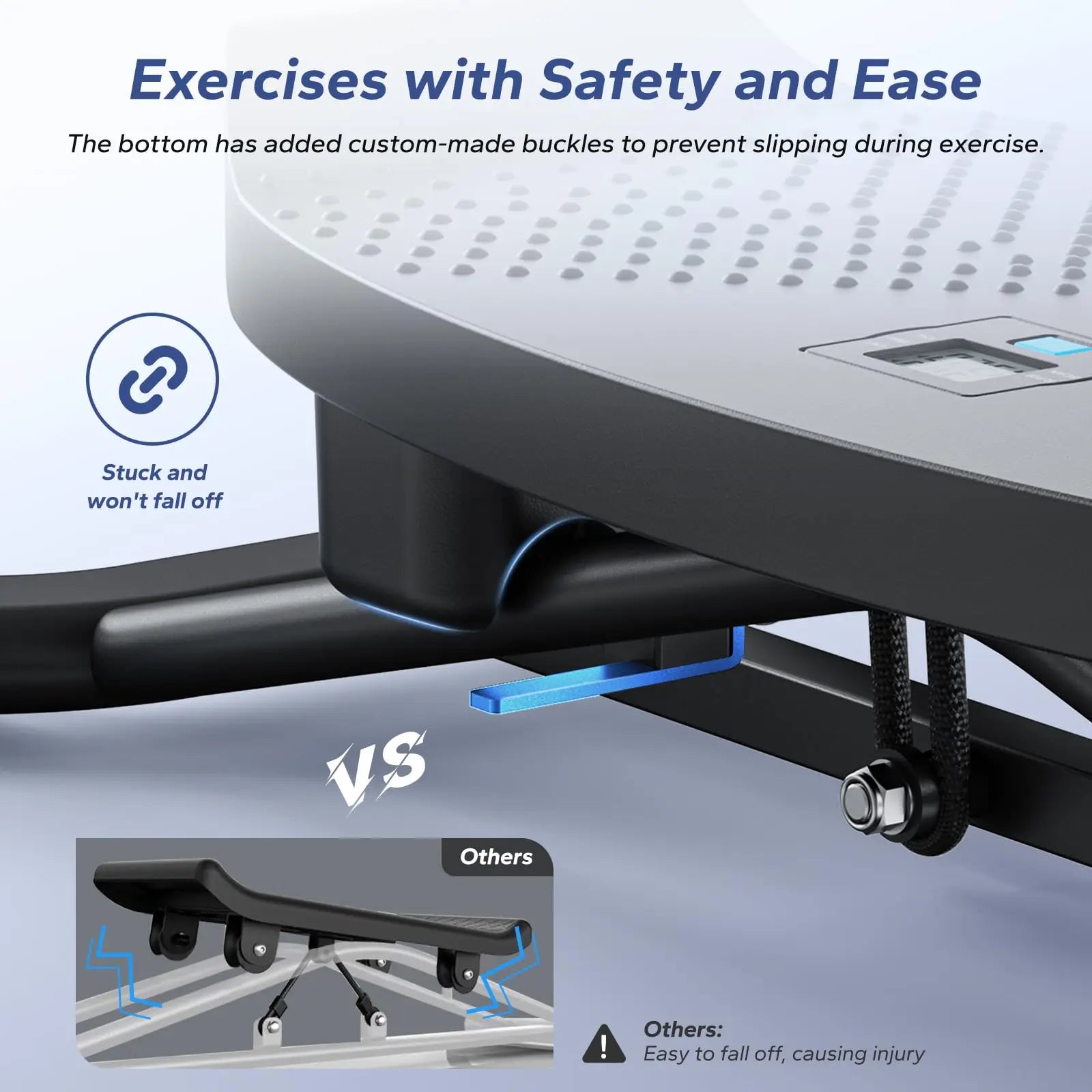 Ski Machine Simulated Ski Training Machine for Full Body Cardio and Leg Exercise Fitness Workouts
