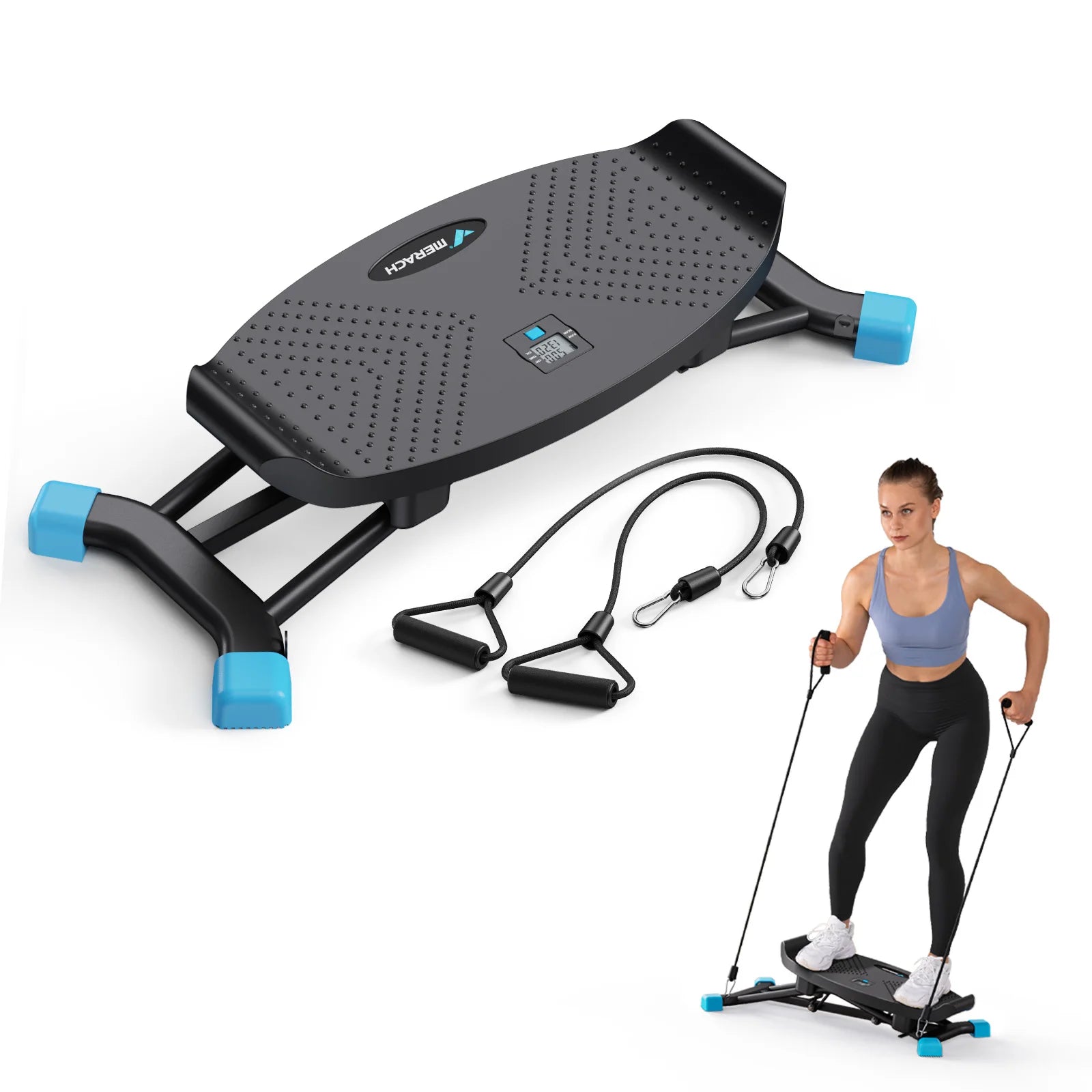 Ski Machine Simulated Ski Training Machine for Full Body Cardio and Leg Exercise Fitness Workouts