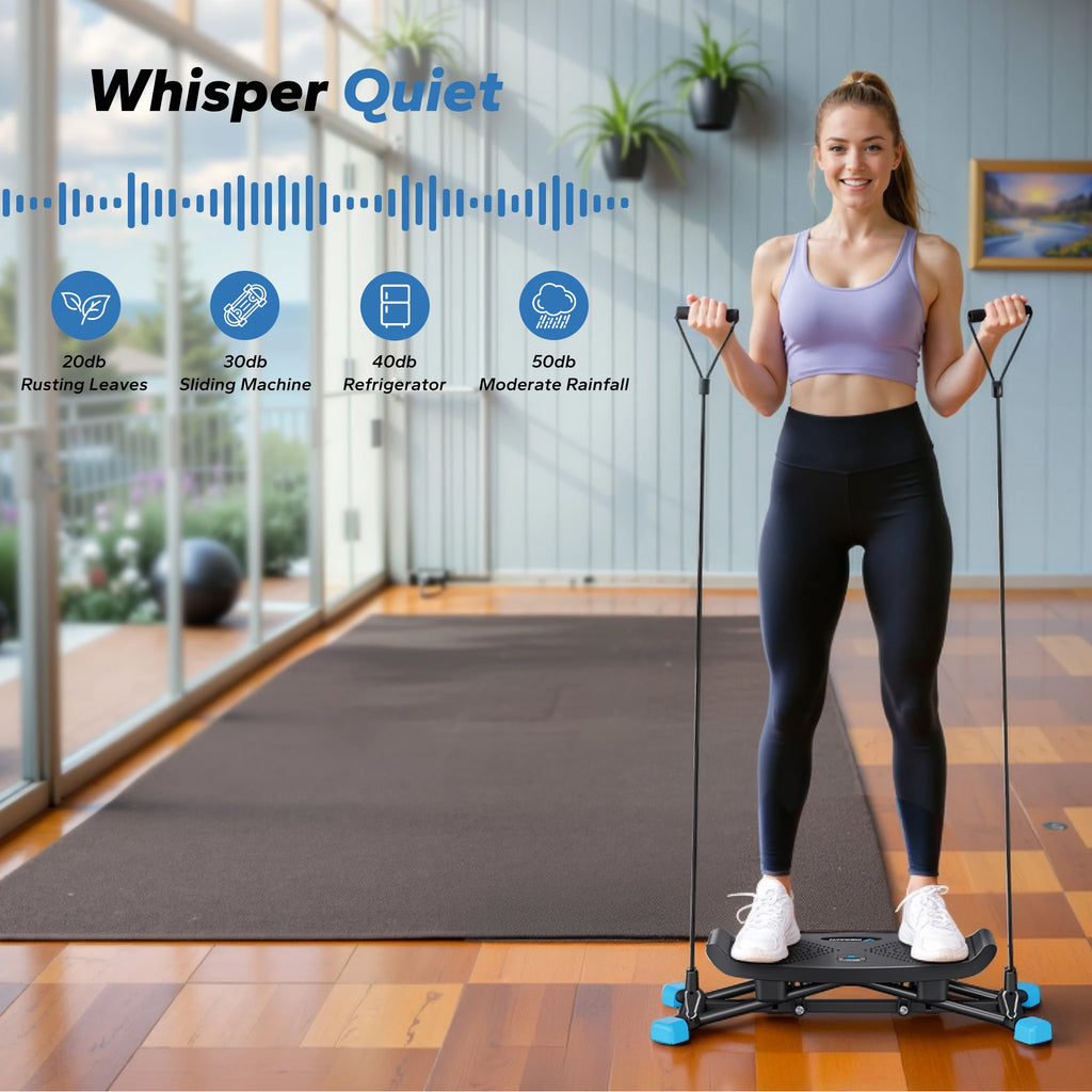 Ski Machine Simulated Ski Training Machine for Full Body Cardio and Leg Exercise Fitness Workouts