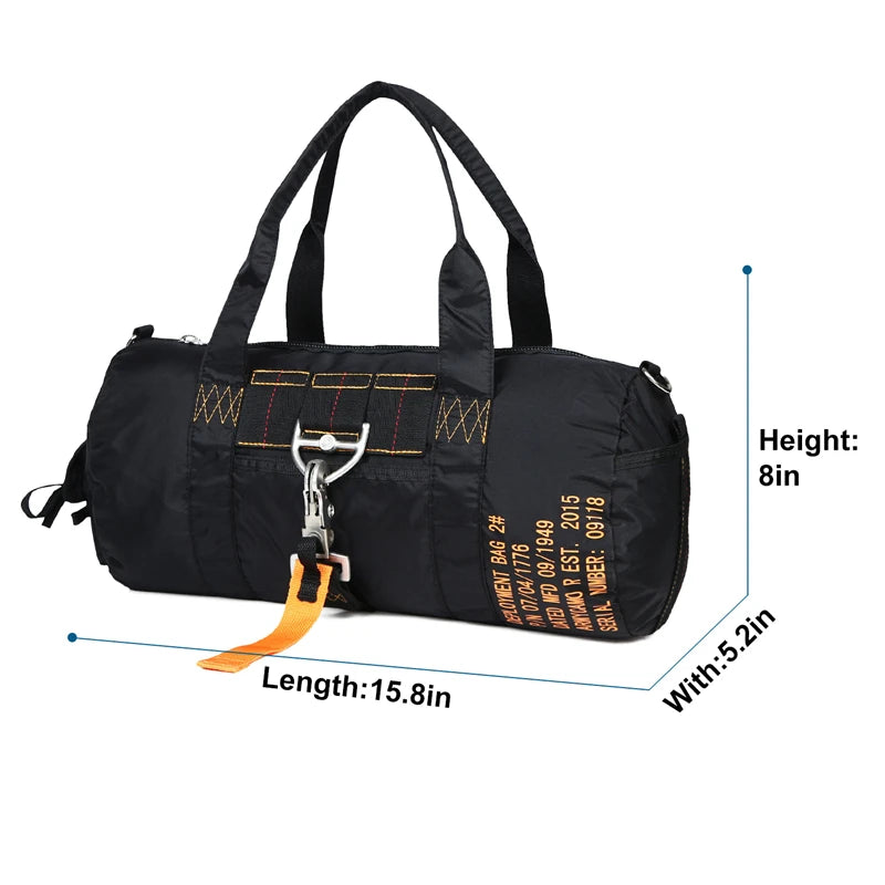 Travel Gym Bag Waterproof Fitness Bag for Men and Women Portable Ultralight Sports and Yoga Bag