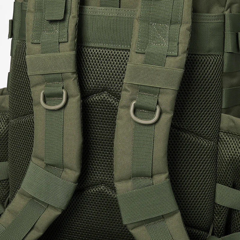 45L Tactical Backpack Survival Bag Hunting MOLLE Backpack Gym Men EDC Outdoor Hiking Rucksack with Bottle Holder