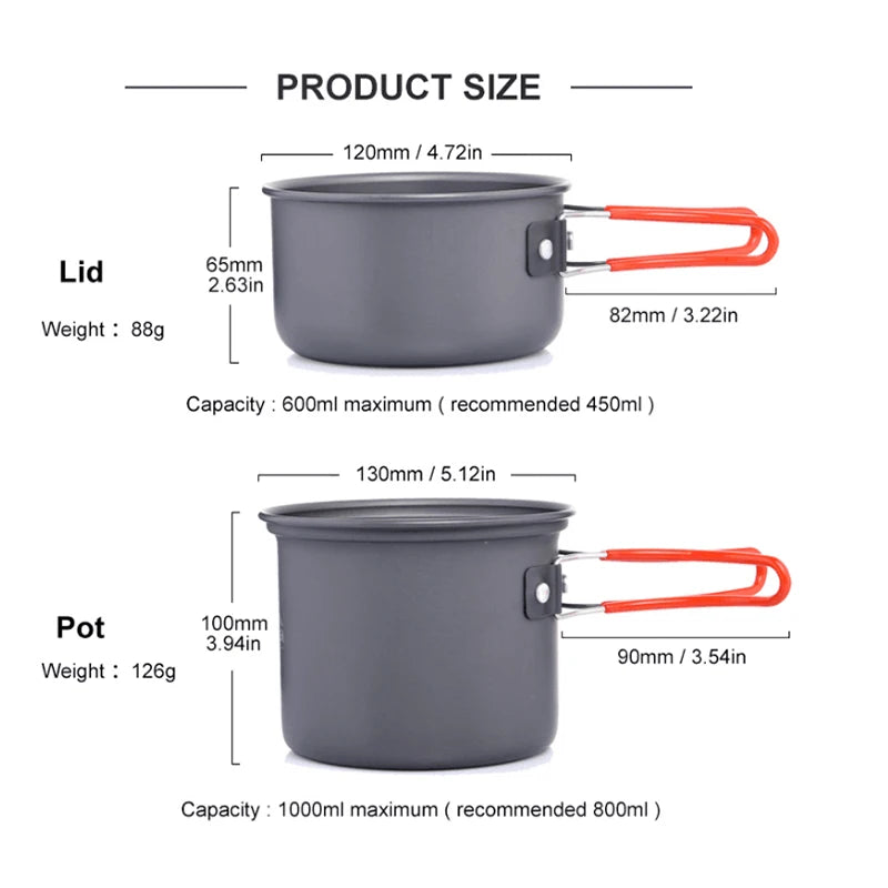 Ultralight Outdoor Pot Set