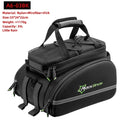 ROCKBROS 3‑in‑1 Bike Panniers, Waterproof 35L Rear Rack Trunk Bag for MTB and Road Cycling, Travel Luggage Cargo Bags