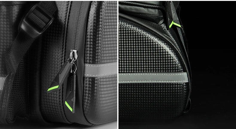 ROCKBROS 3‑in‑1 Bike Panniers, Waterproof 35L Rear Rack Trunk Bag for MTB and Road Cycling, Travel Luggage Cargo Bags