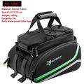 ROCKBROS 3‑in‑1 Bike Panniers, Waterproof 35L Rear Rack Trunk Bag for MTB and Road Cycling, Travel Luggage Cargo Bags