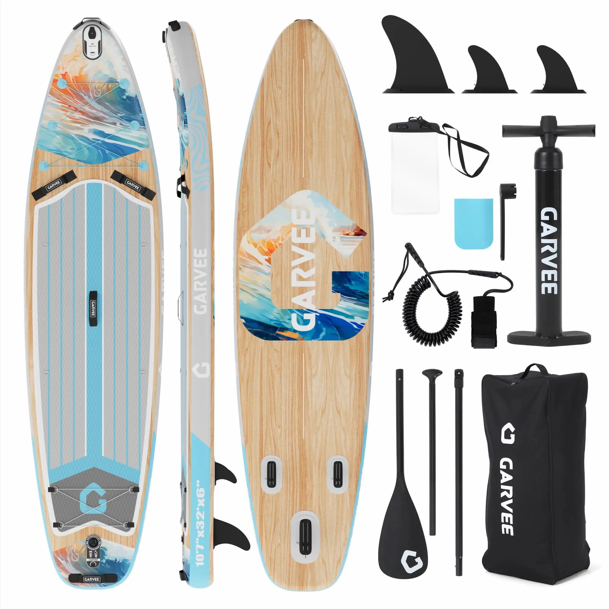 Inflatable Stand Up Paddle Board With Camera Mount