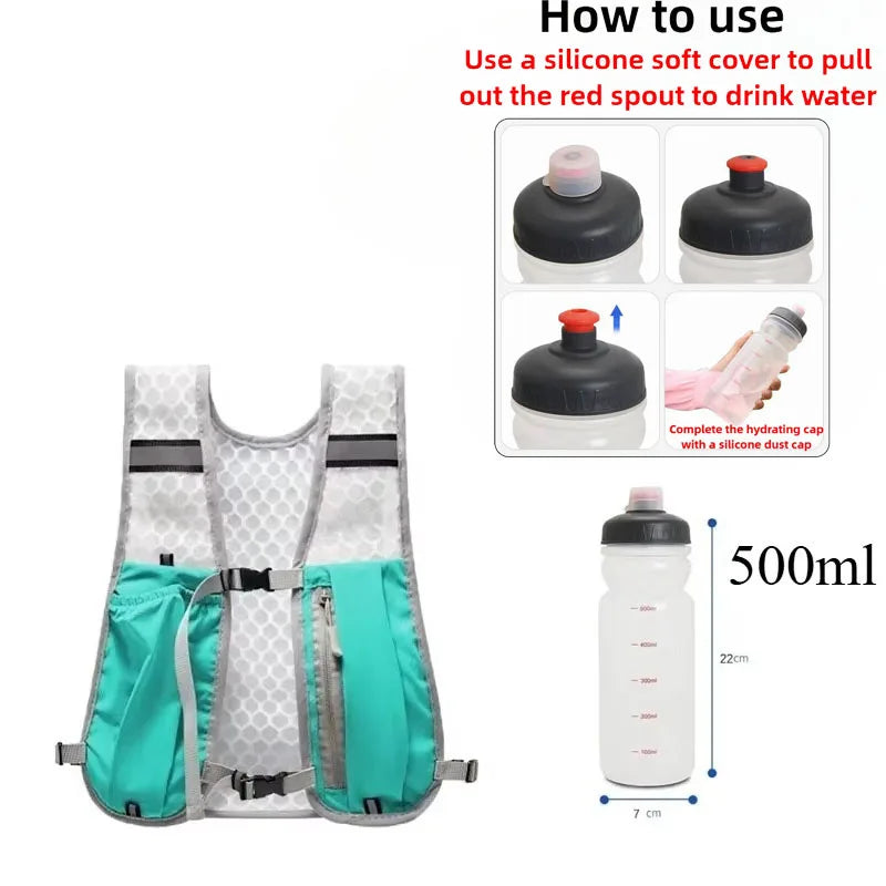 Lightweight Hiking/Running/Biking Vest With Phone Storage Pocket