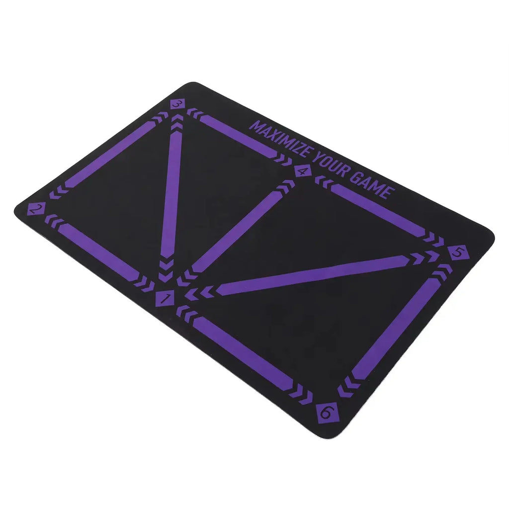 Soccer Ball Control Training Mat Stable Silent Rubber Base Digital Guidance Design Improve Ball Sense Daily Training