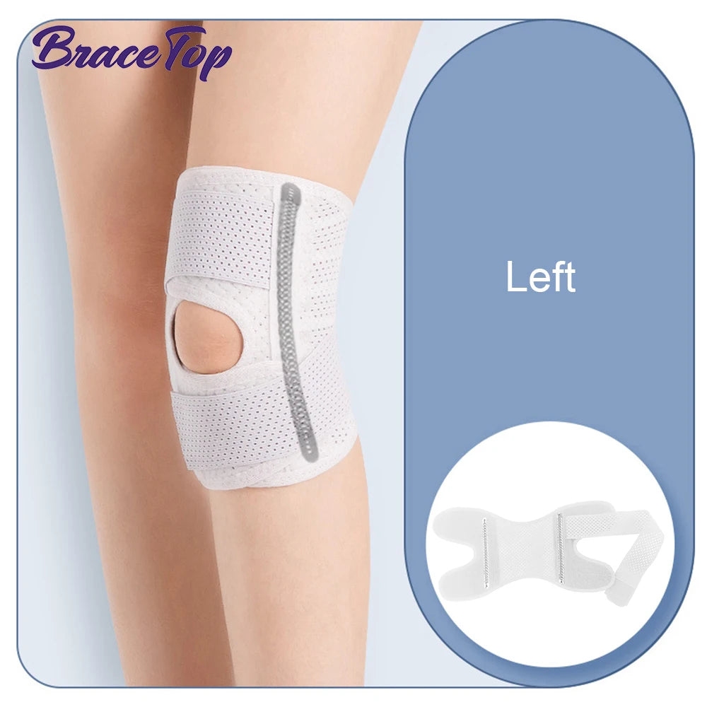 Adjustable Knee Brace with Side Stabilizers