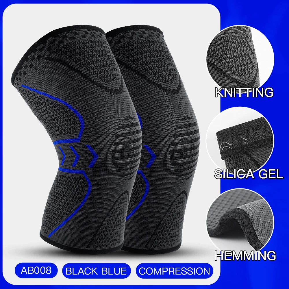 Adjustable Compression Knee Support – Patella Tendon Strap & Anti‑Slip Silicone Brace for Arthritis, Joint Pain & Ligament Injury Relief