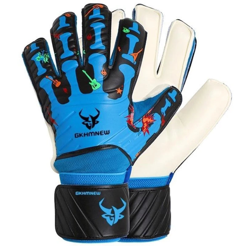 Goalkeeper Gloves with Fingersave Breathable Soccer Goalie Gloves with 4mm Latex for Kids Youth and Adults
