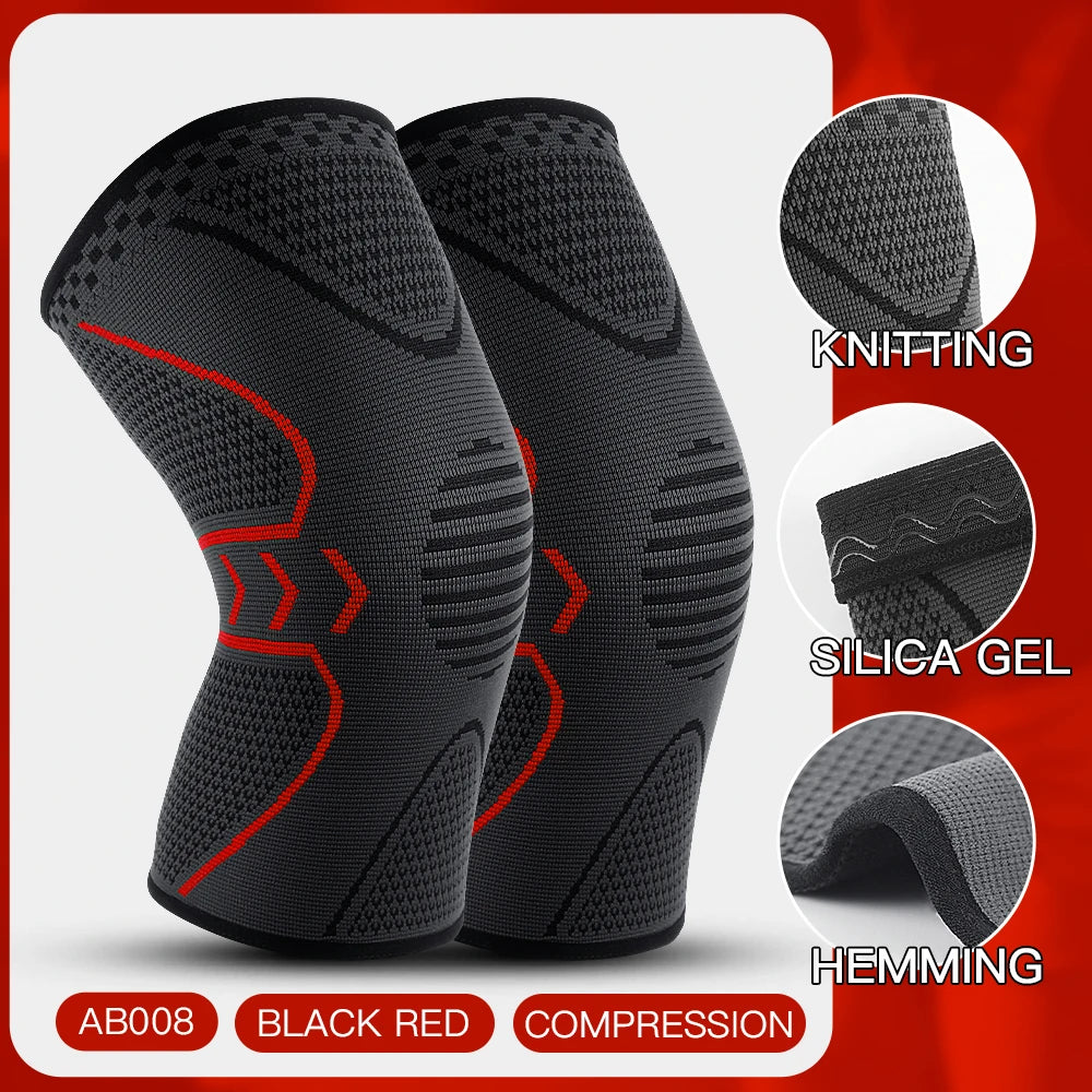 Adjustable Compression Knee Support – Patella Tendon Strap & Anti‑Slip Silicone Brace for Arthritis, Joint Pain & Ligament Injury Relief