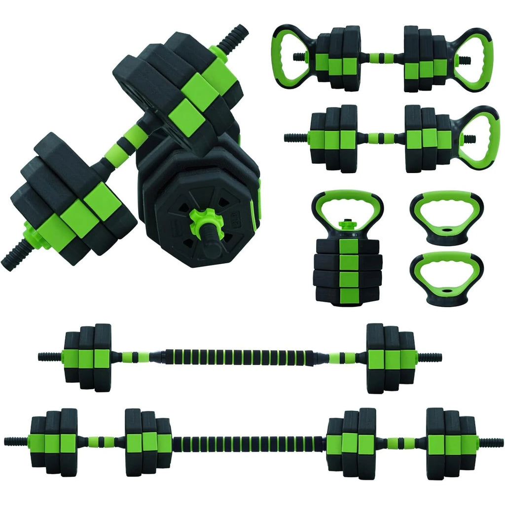 66 lb / 88 lb 4‑in‑1 Adjustable Kettlebell and Dumbbell Set, Converts to Kettlebells, Barbell, and Push‑Up Stands for Home and Gym Training