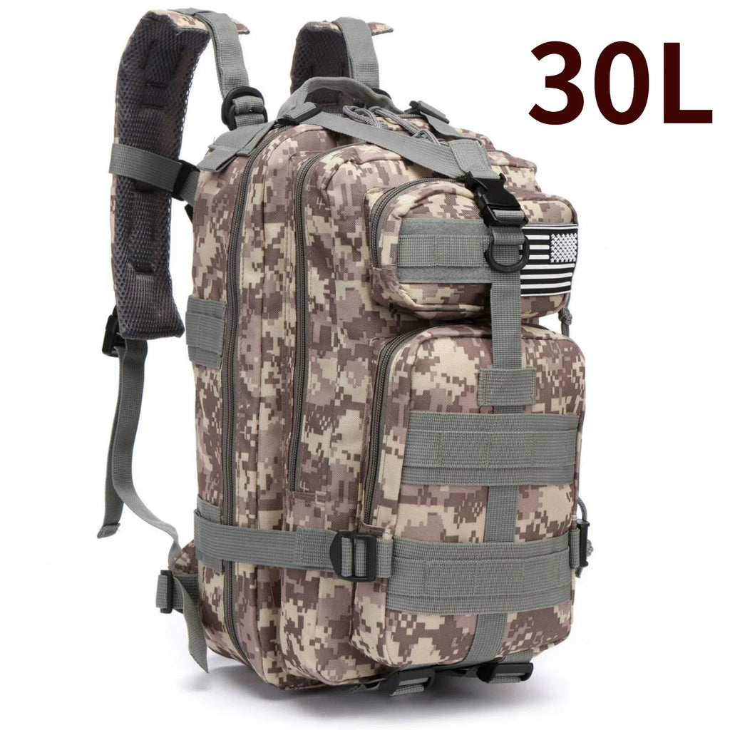 30L/50L 1000D Nylon Waterproof Trekking Fishing Hunting Backpack Outdoor Rucksack Tactical Sports Camping Hiking