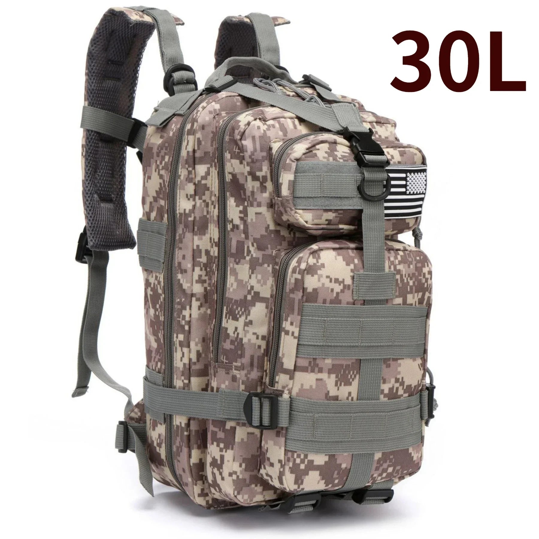 30L/50L 1000D Nylon Waterproof Trekking Fishing Hunting Backpack Outdoor Rucksack Tactical Sports Camping Hiking