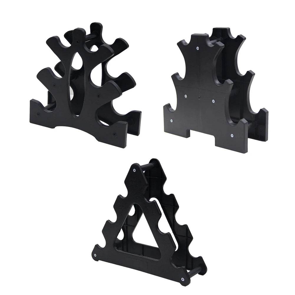Dumbbell Rack 3 Tier Weight Storage Organizer Compact Dumbbell Rack for Small Home Gym Organization