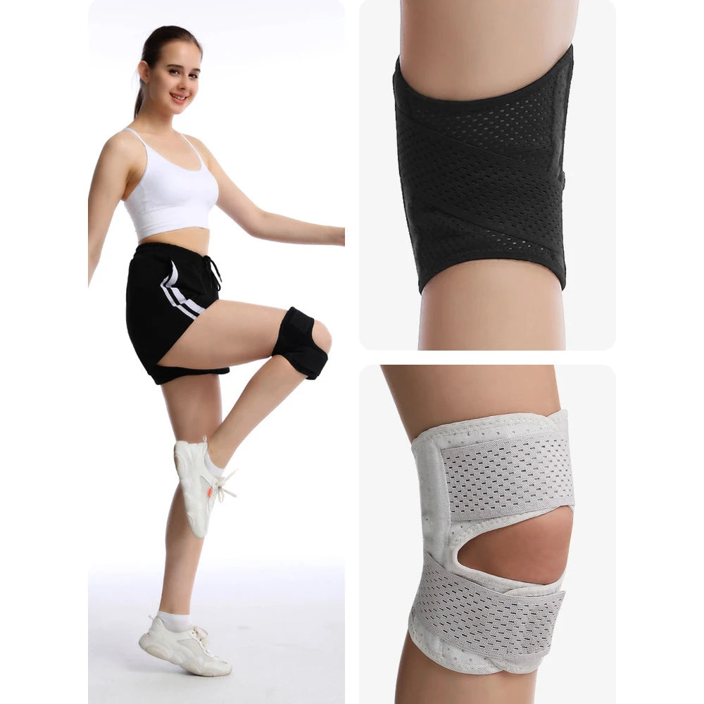 Adjustable Knee Brace with Side Stabilizers