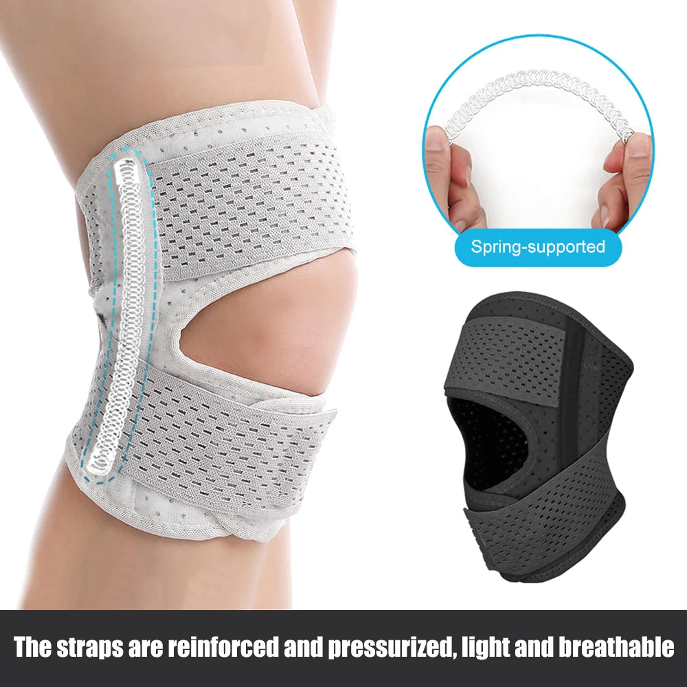 Adjustable Knee Brace with Side Stabilizers