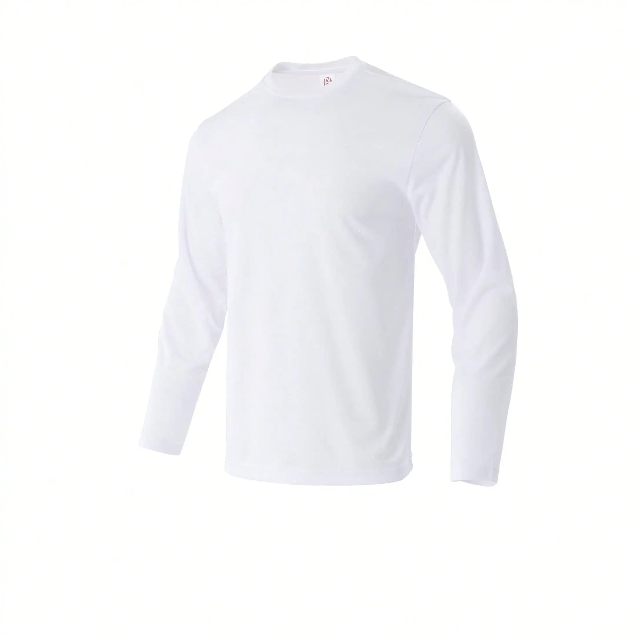 Men Performance Long Sleeve T Shirt Breathable Moisture Wicking Athletic Top Quick Dry Workout Running Outdoor Hiking Daily Casual Sport Tee