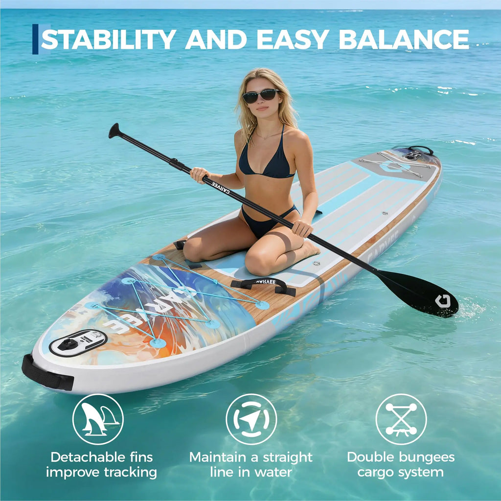 Inflatable Stand Up Paddle Board With Camera Mount