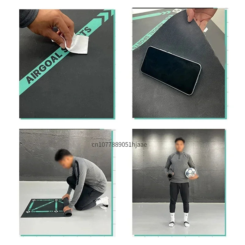Professional Football Training Mat — Wear‑Resistant, Non‑Slip, Foldable Skill‑Training Equipment for All Ages