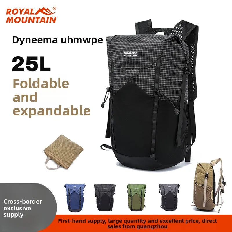 25L Dalima Cut‑Proof Hiking Backpack Lightweight Foldable Leisure Outdoor Storage Bag Cross‑Border
