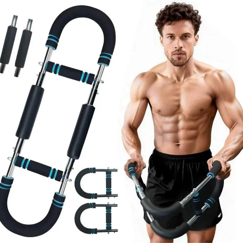 Adjustable U Shaped Portable Multifunctional Chest and Arm Strength Trainer for Upper Body Muscle Exercise
