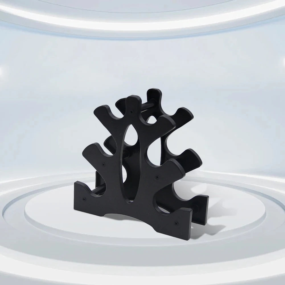 Dumbbell Rack 3 Tier Weight Storage Organizer Compact Dumbbell Rack for Small Home Gym Organization