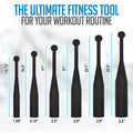 Steel Mace Exercise Club Heavy Duty Steel Indian Club for Strength Training