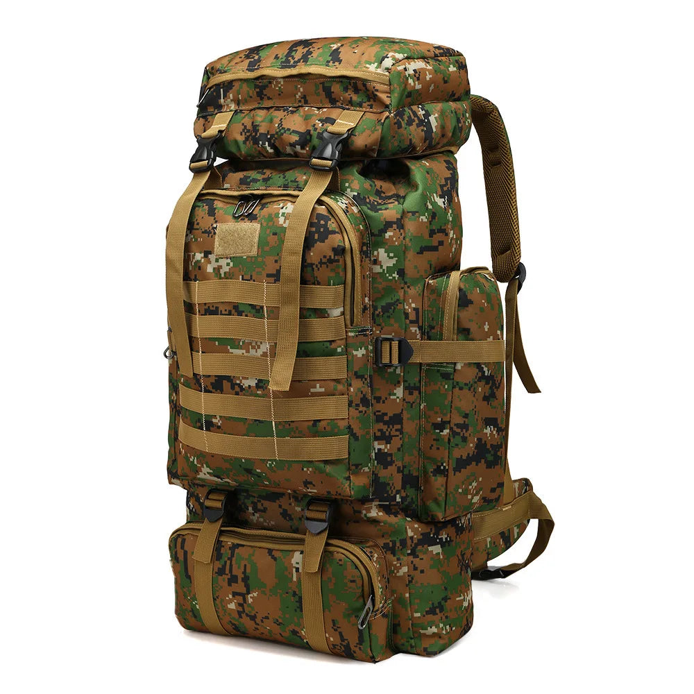 Backpack Men Large Capacity Waterproof Durable Double Shoulder Travel Backpack for Hiking