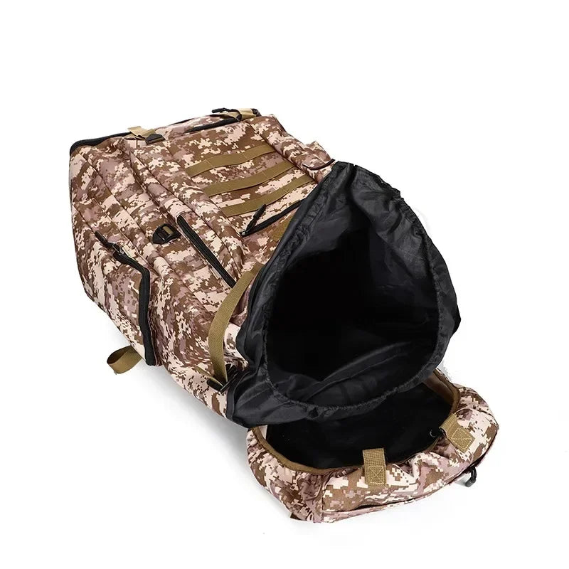 Large 80L 100L Mountaineering Backpack for Hiking Camping Travel and Tactical Outdoor Use