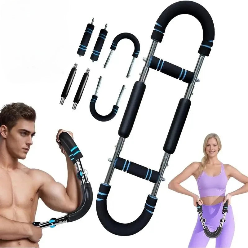 Adjustable U Shaped Portable Multifunctional Chest and Arm Strength Trainer for Upper Body Muscle Exercise
