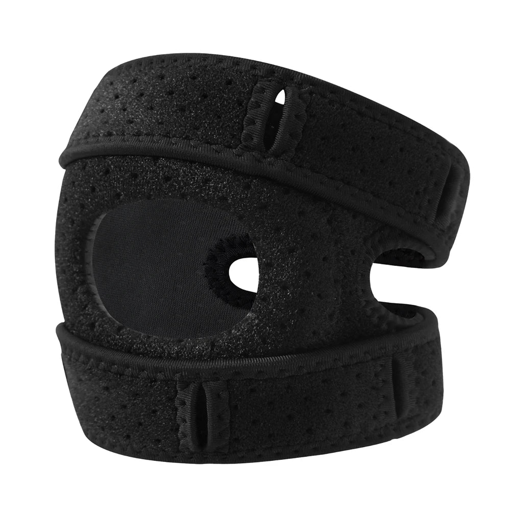 Knee Support Wrap – Adjustable Compression Sleeve with Patella Tendon Strap for Arthritis, Joint Pain, Tendonitis & Ligament Injury Relief