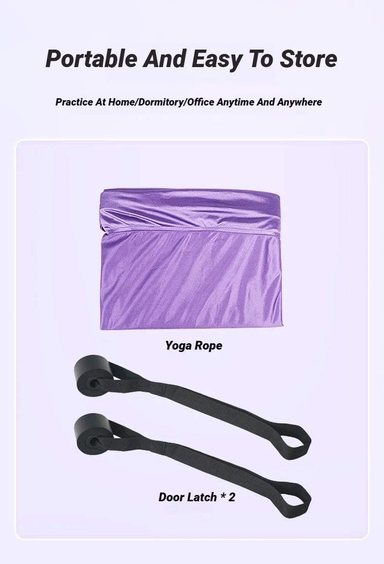 Adjustable Aerial Yoga Stretch Strap — Leg Splits, Flexibility, and Hammock Training