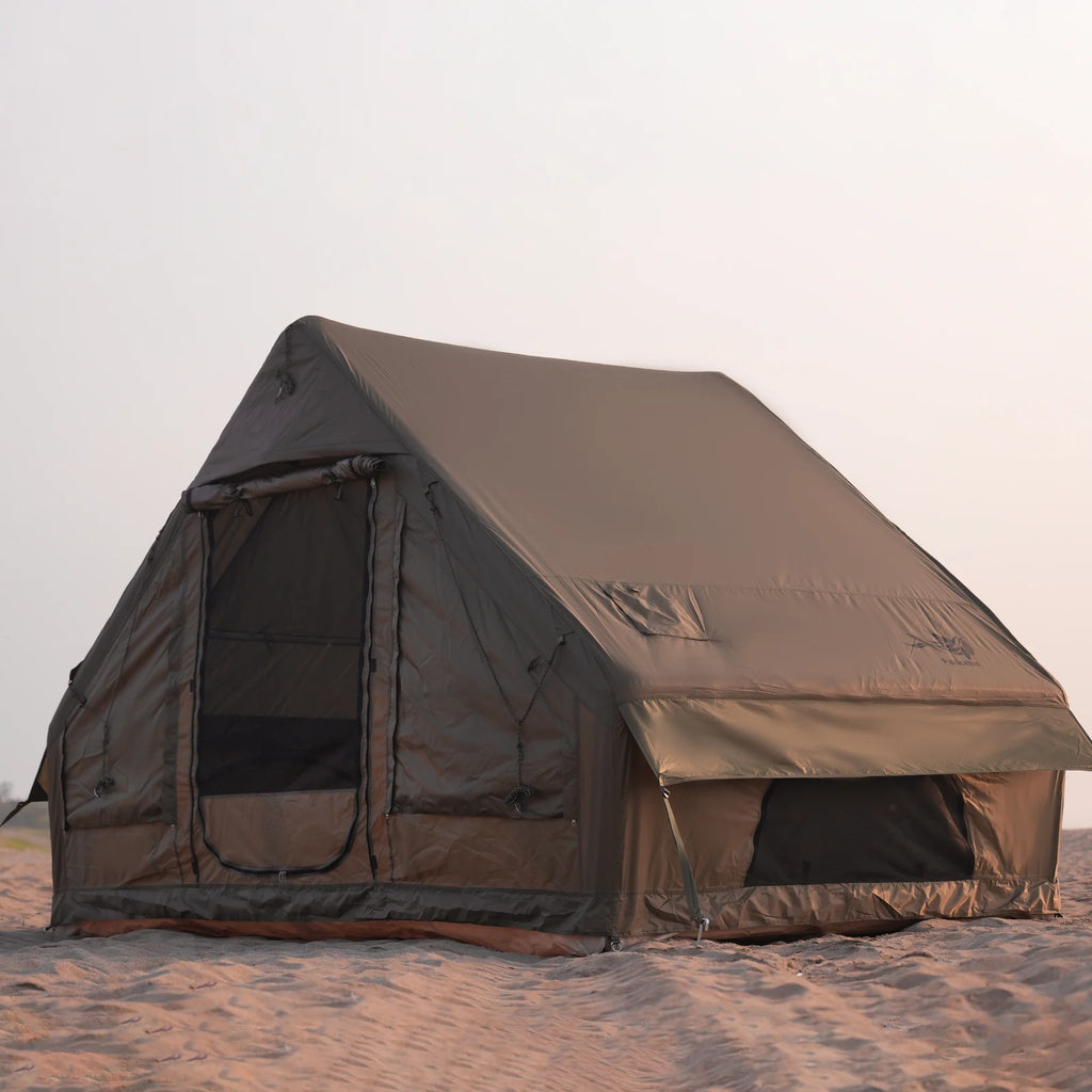 Inflatable Tent With Stove Plug