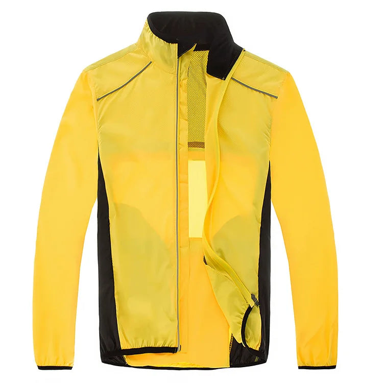 Cycling Windbreaker Jacket Outdoor Windproof Raincoat for Riding Running and Daily Training