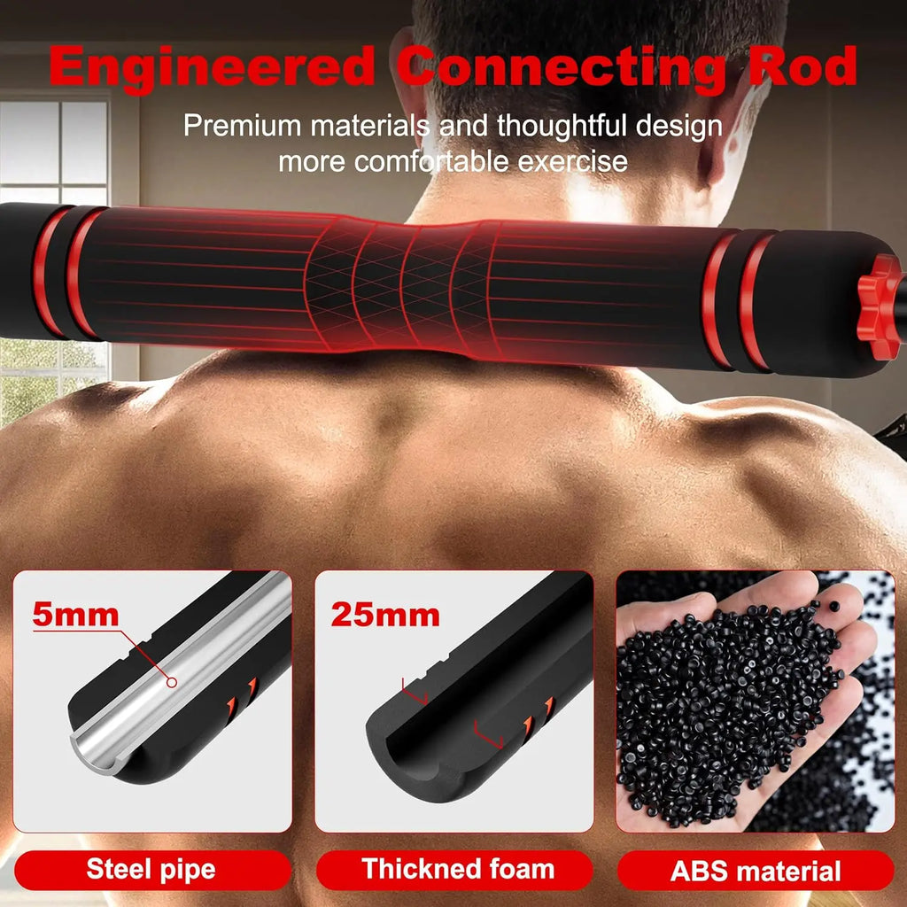 Multi‑Function 5‑in‑1 Adjustable Dumbbell Set — 10–90 lb Weights, Barbell & Kettlebell Conversion for Home Training