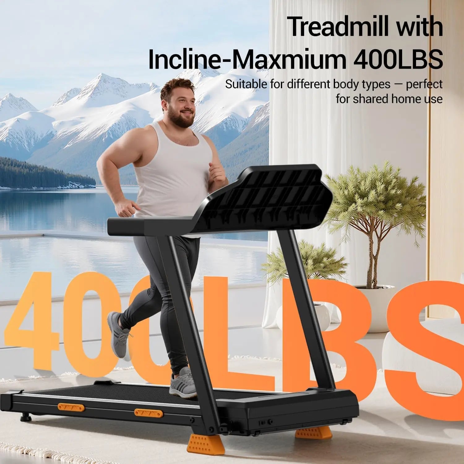 14 Percent Treadmill for Home with Handle 3 in 1 Portable Treadmill with Incline Foldable Treadmill