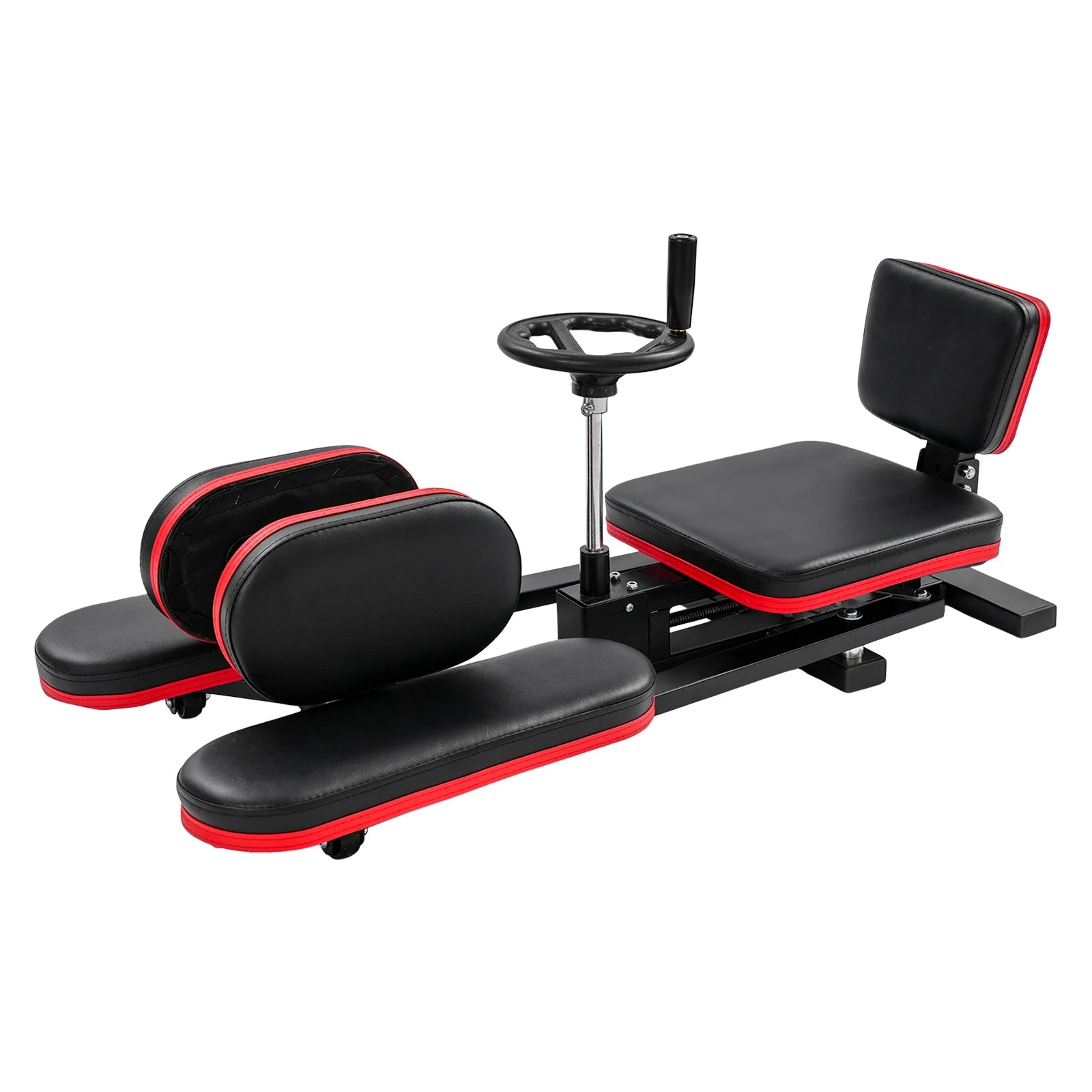 Adjustable Leg Stretching Trainer 180° Split Machine for Ballet Dance Gymnastics 264lbs Capacity with PU Cushion and Wheels