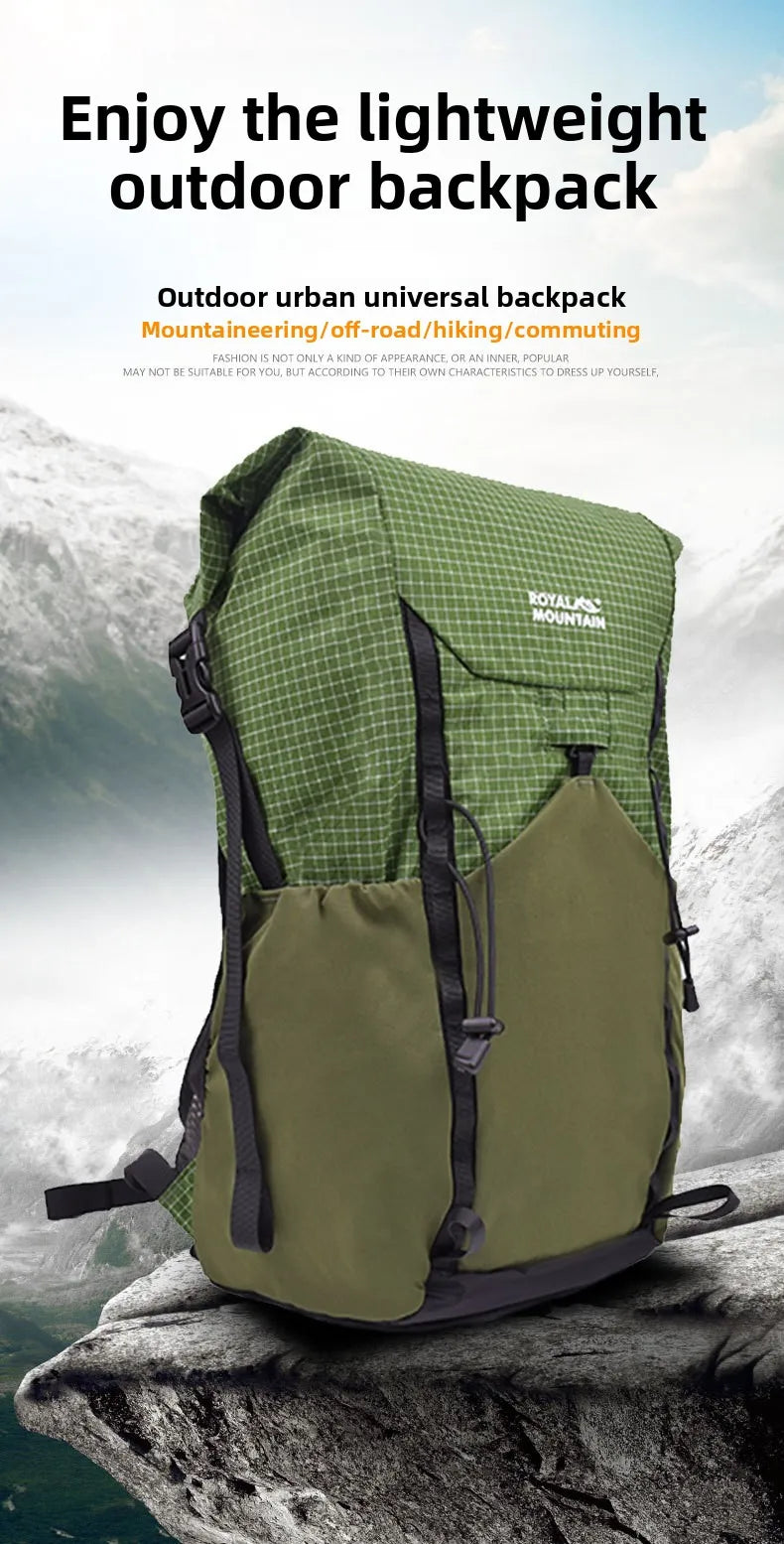 25L Dalima Cut‑Proof Hiking Backpack Lightweight Foldable Leisure Outdoor Storage Bag Cross‑Border