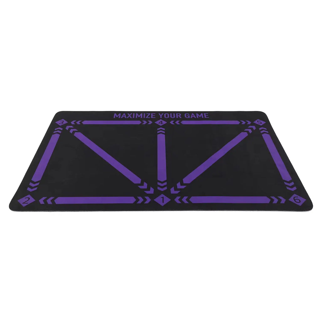 Soccer Ball Control Training Mat Stable Silent Rubber Base Digital Guidance Design Improve Ball Sense Daily Training