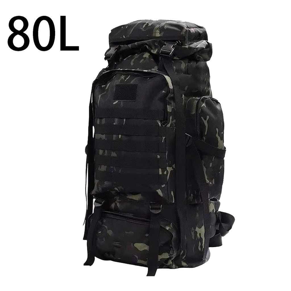 Large 80L 100L Mountaineering Backpack for Hiking Camping Travel and Tactical Outdoor Use