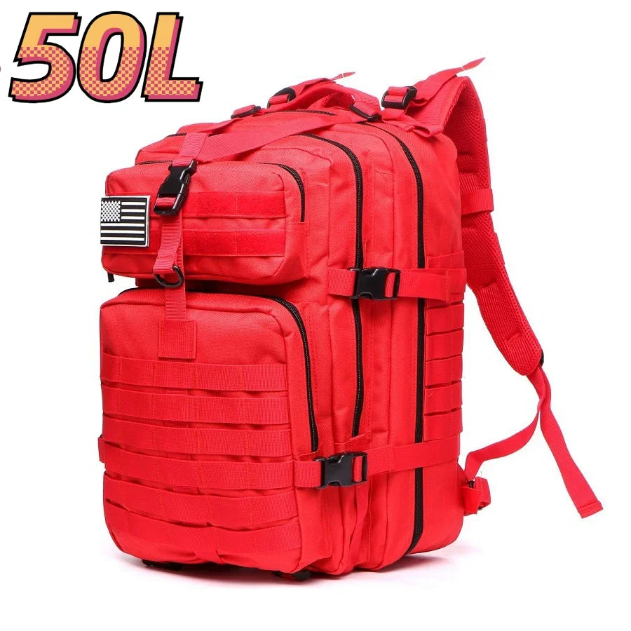 30L/50L 1000D Nylon Waterproof Trekking Fishing Hunting Backpack Outdoor Rucksack Tactical Sports Camping Hiking